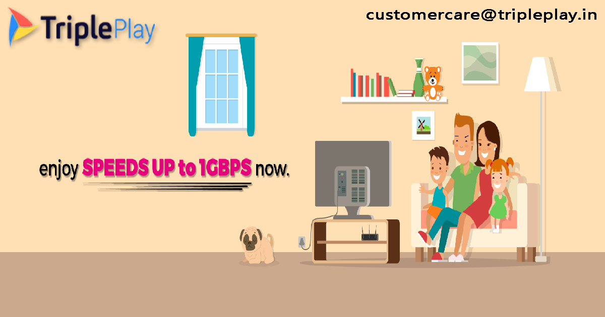 Make Your Home a Source of Communication & Entertainment with TriplePlay Broadband